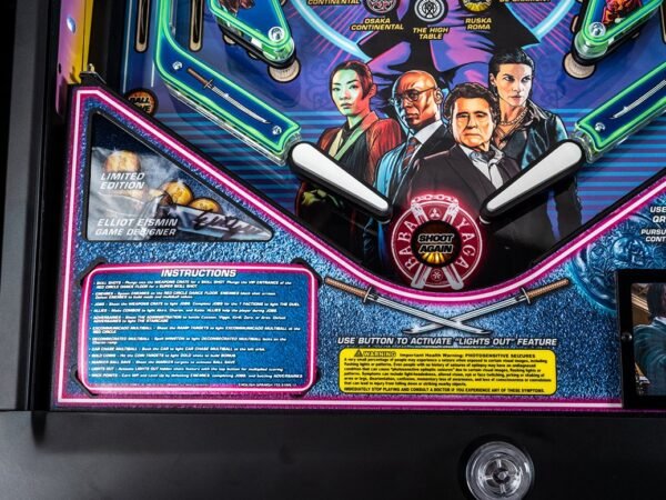 John Wick Limited Edition Pinball Machine - Image 6